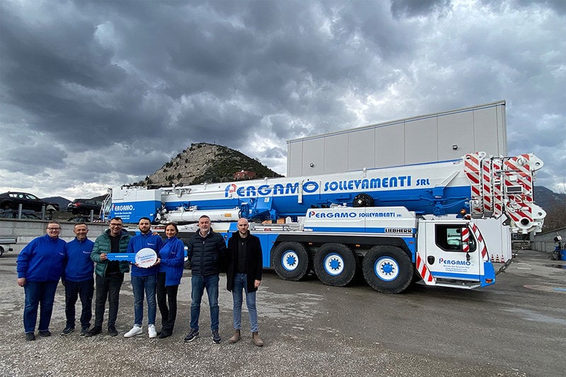 Liebherr LTM 1650-8.1: Reinforcement for Pergamo Sollevamenti